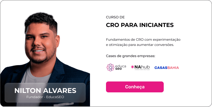 Nilton Alvares - CRO para Iniciantes