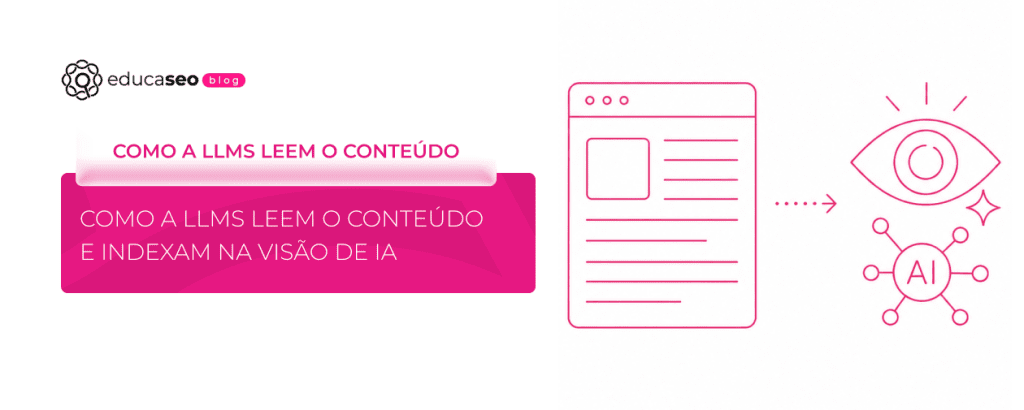 Como os modelos de linguagem (LLMs) leem e indexam o conteúdo da web?