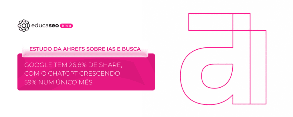 Estudo da Ahrefs mostra que tráfego de IA generativa dispara e Google cai abaixo de 27%