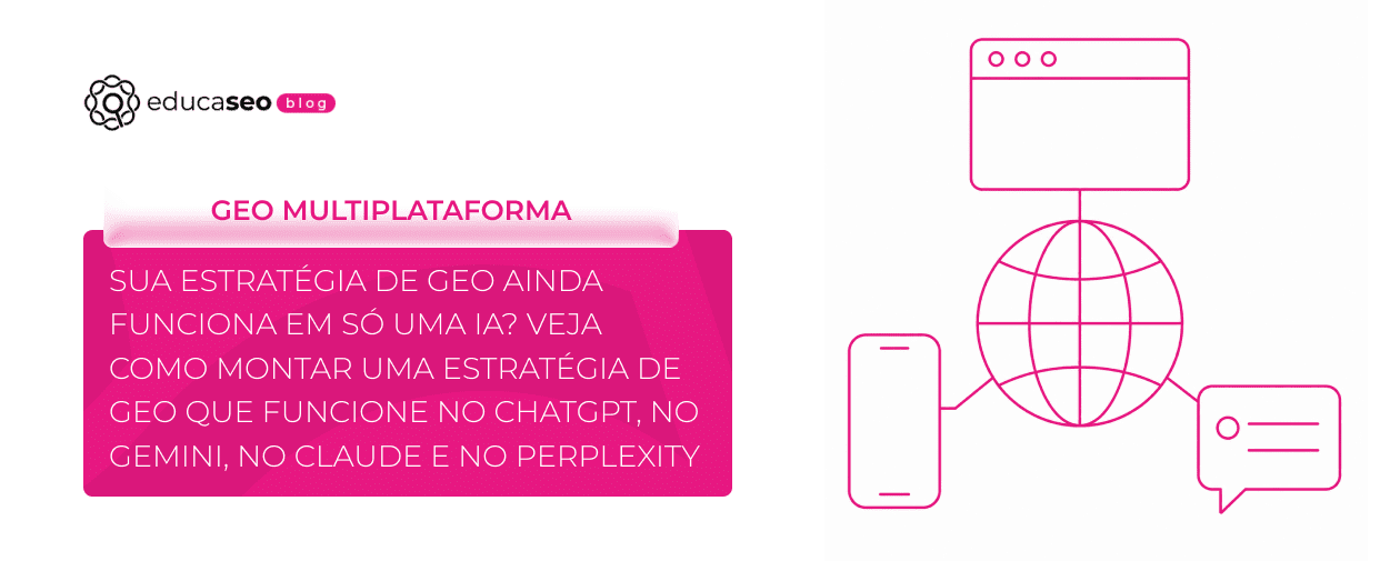 Estratégia GEO multiplataforma: como preparar seu conteúdo para ser citado por ChatGPT, Gemini, Claude e Perplexity
