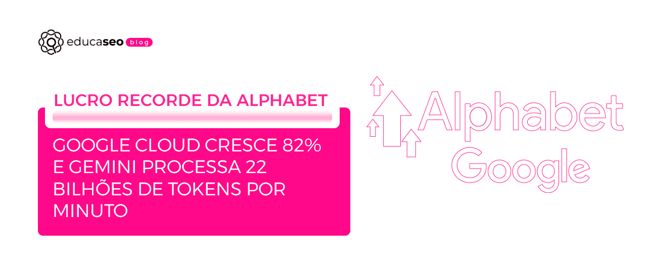 Alphabet tem lucro recorde no 2º trimestre de 2026, impulsionado por Google Cloud e Gemini na busca