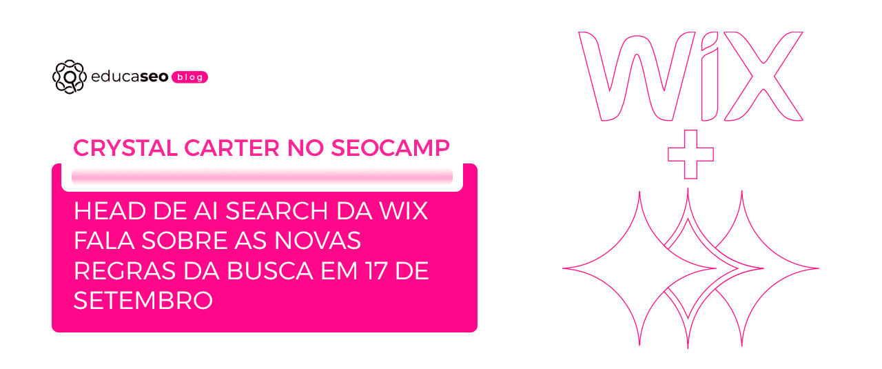 Crystal Carter, da Wix, é confirmada no SEOcamp remoto 2026 para falar sobre as novas regras da IA na busca