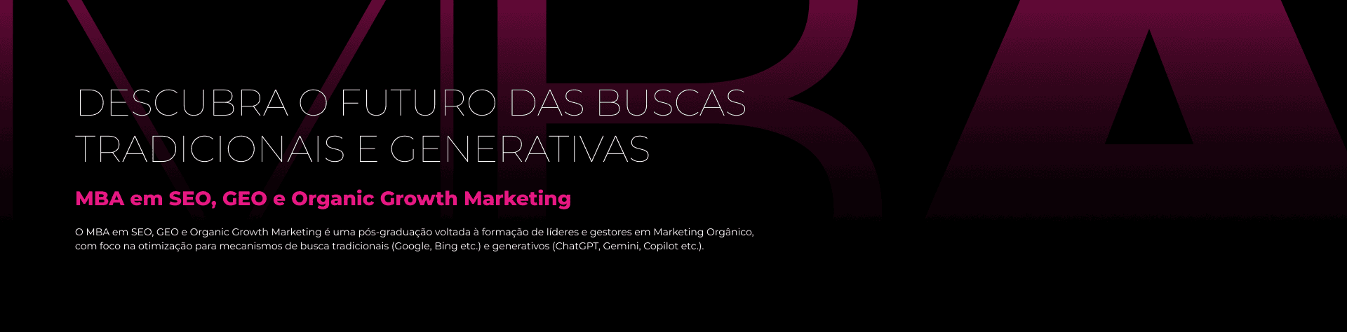 Descubra o futuro das buscas tradicionais e generativas