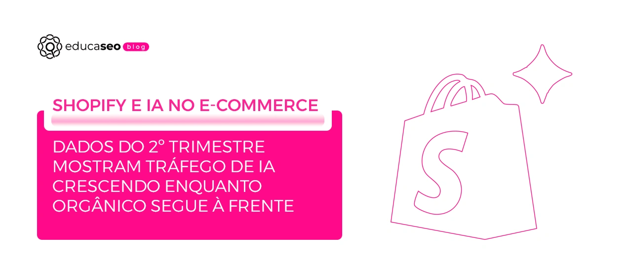 Shopify mostra tráfego de IA triplicando no e-commerce, mas busca orgânica segue na frente